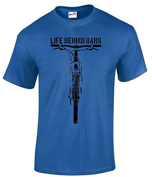 Gifts for mountain biker  - Mens Life Behind Bars T Shirts